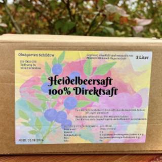 Heidelbeersaft 100% Direktsaft Bag-in-Box