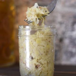Sauerkraut Fränkisch im Becher